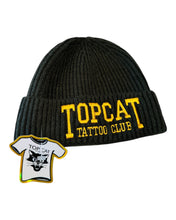 Load image into Gallery viewer, Top Cat Sailors Beanie Black & Yellow