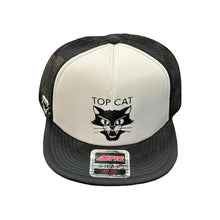 Load image into Gallery viewer, White and Black Snap Pact Tattoo Hat
