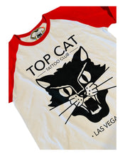 Load image into Gallery viewer, Top Cat Red Raglan Sleeve TCT Shirt
