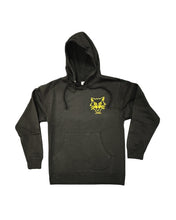 Load image into Gallery viewer, Top Cat Tattoo Hoodie Black &amp; Yellow
