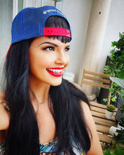 Load image into Gallery viewer, Top Cat Hat Red White &amp; Blue
