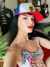 Load image into Gallery viewer, Top Cat Hat Red White &amp; Blue
