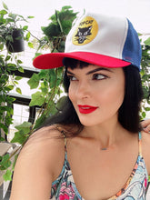 Load image into Gallery viewer, Top Cat Hat Red White &amp; Blue
